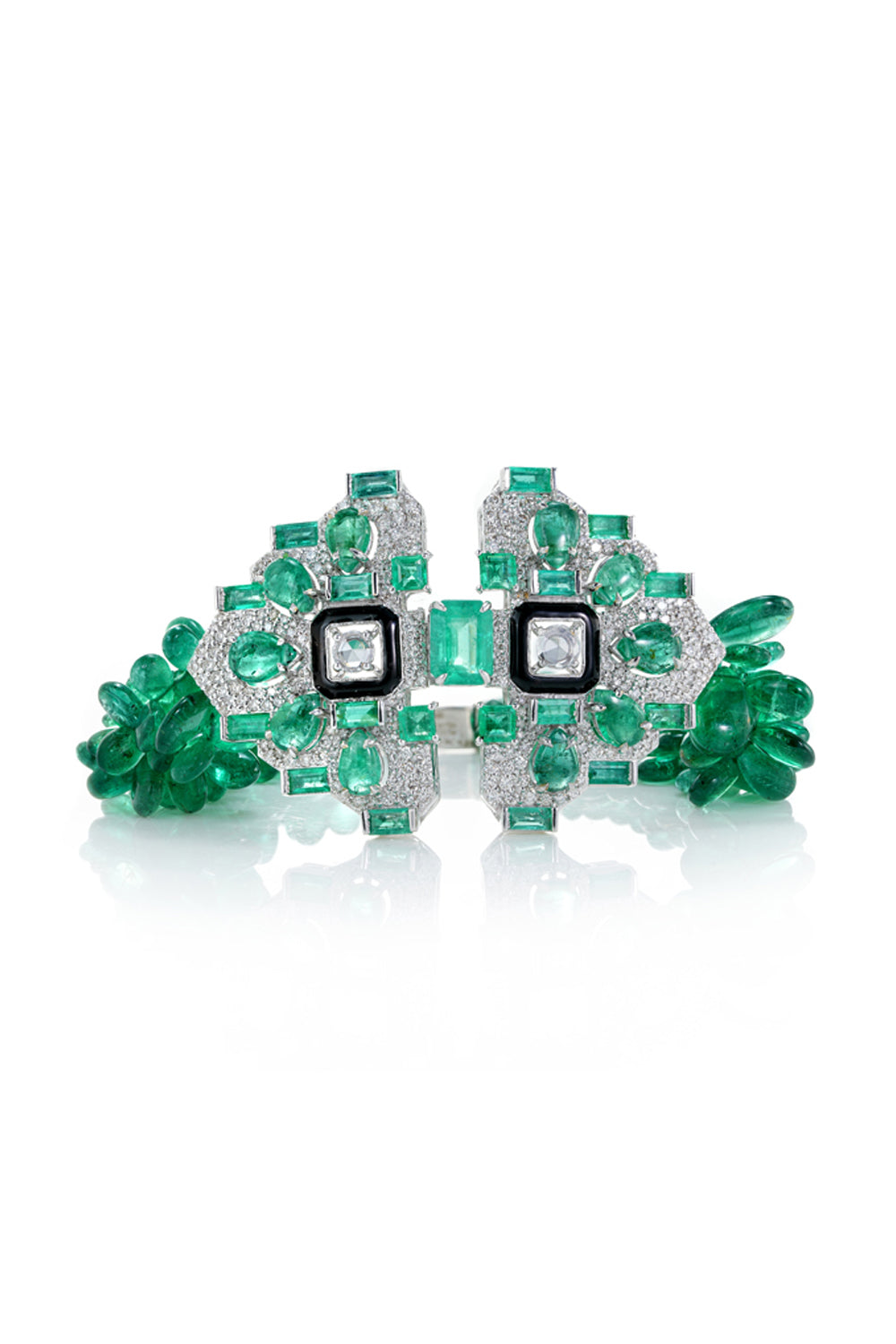 Emerald Muse Deco Bracelet
