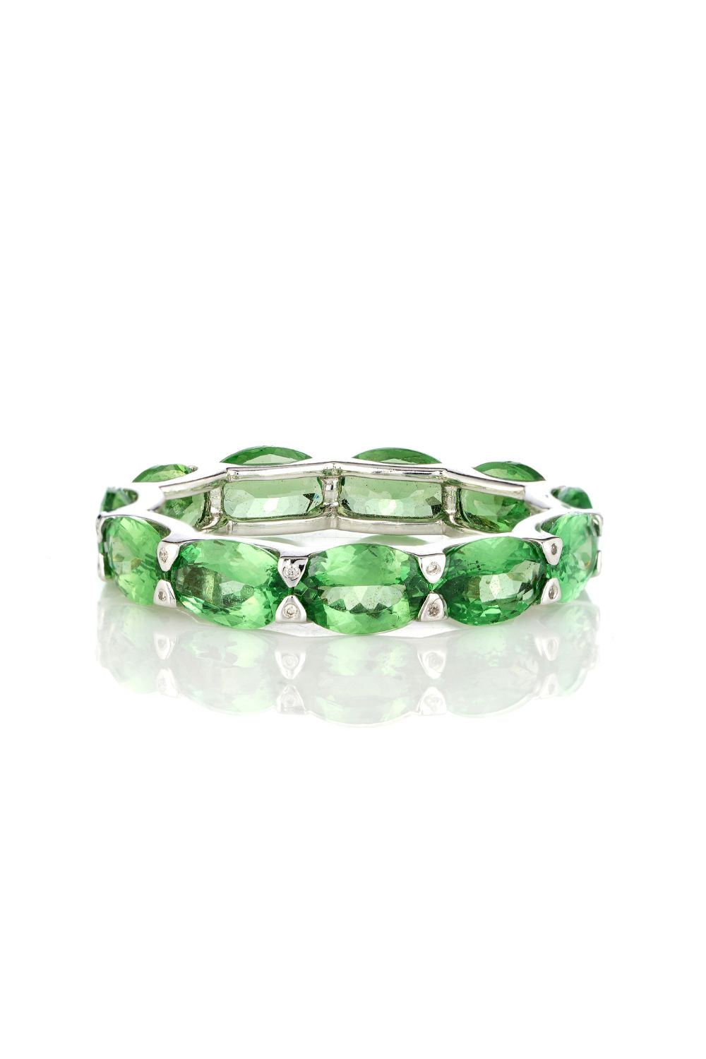 Tzavorites Eternity Band