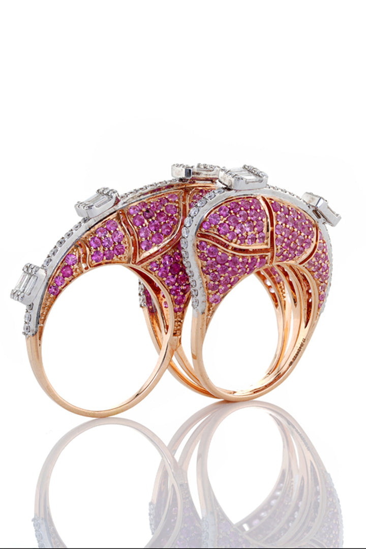 Rosa Sapphhires Twirl Ring