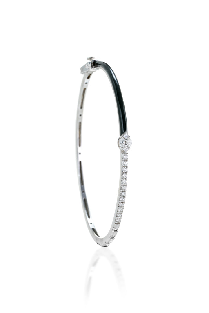 Color Me Up Black Bangle