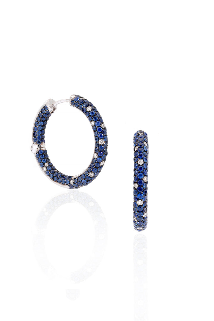 Sapphire Starlight Hoops
