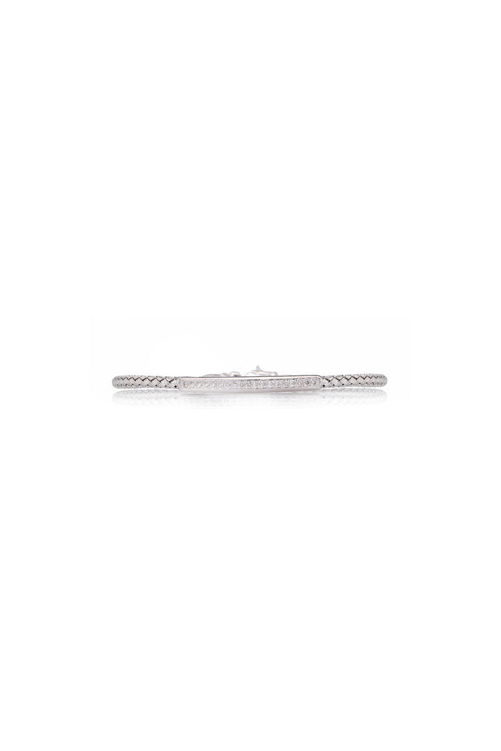 Whisper of Light Bangle- Silver