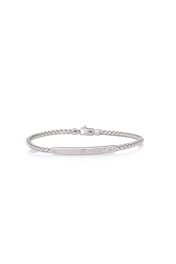 Whisper of Light Bangle- Silver