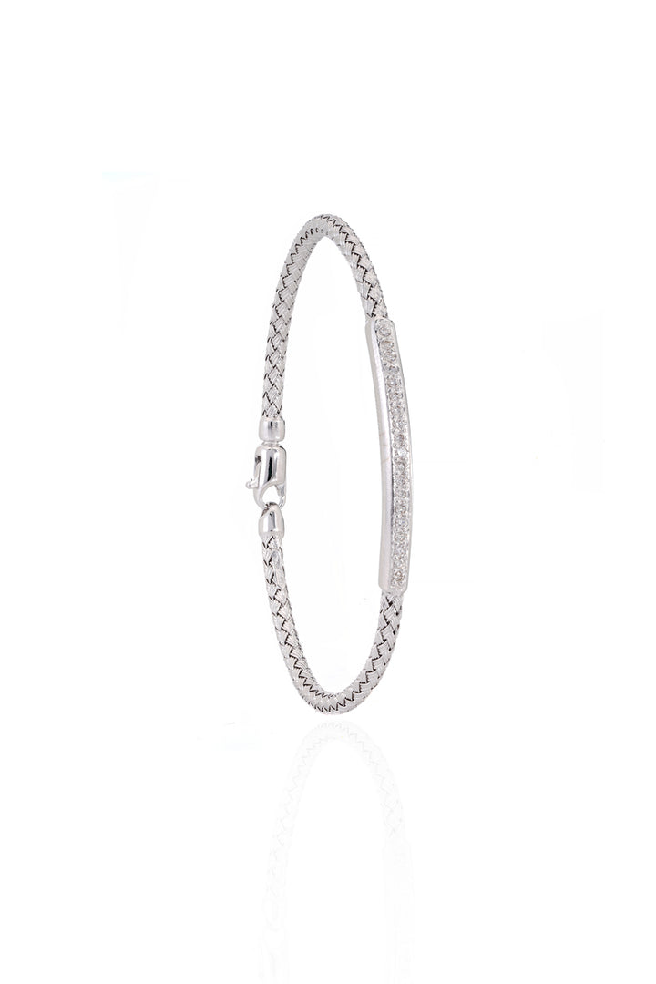 Whisper of Light Bangle- Silver