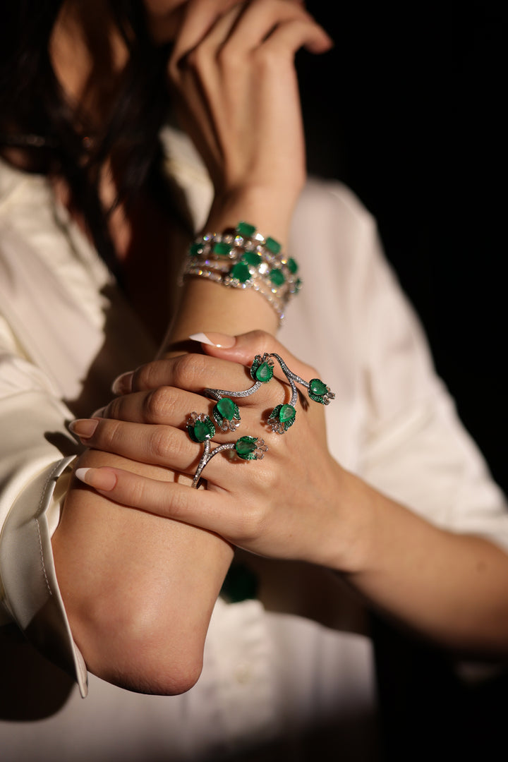 Emerald Elan Cuff