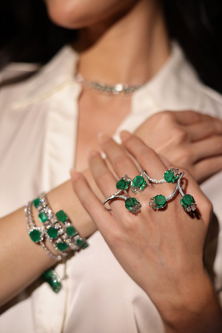 Emerald Elan Cuff