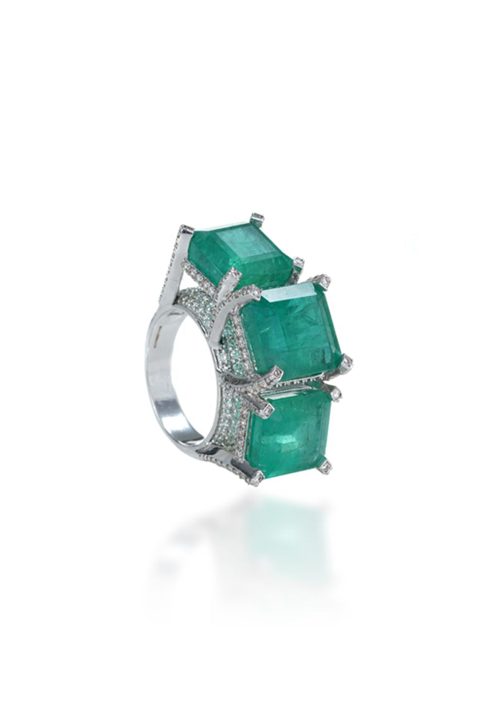 Trinity of Verdant Beauty Ring
